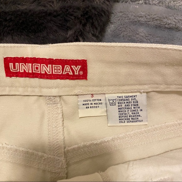 ☼UNIONBAY CREAM SHORTS☼ - Picture 6 of 8